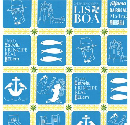 Papel de Embrulho 70cm Primavera Portuguesa