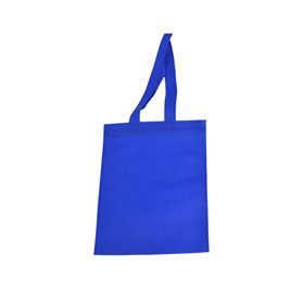 Grand sac TNT anse bleue 35x25cm