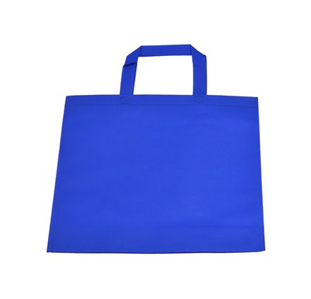 Bolso TNT asa pequeña azul oscuro 35x40cm