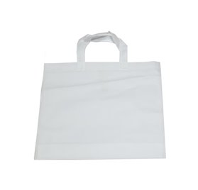 Saco TNT asa pequena branco 35x40cm&nbsp;