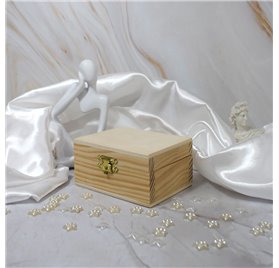 Caixinha de madeira Rebelde Royal Treasure 93x73x46mm