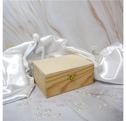 Caixinha de madeira Rebelde Royal Treasure 132x90x58mm