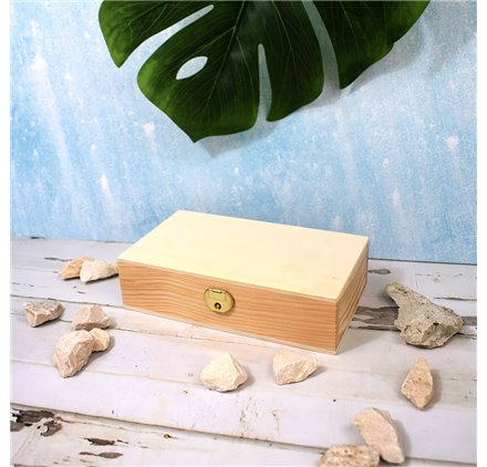 Caja madera Treasure 180x103x46mm