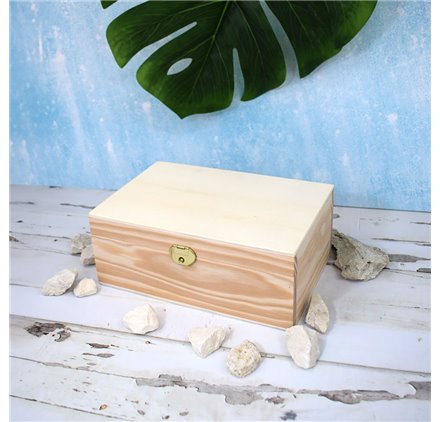 Caja madera Treasure 190x120x84mm