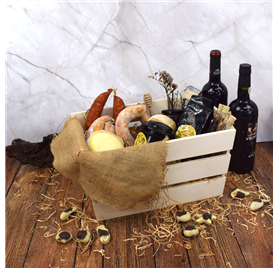 Caixa de madeira Rebelde Feast Box 350x240x200mm