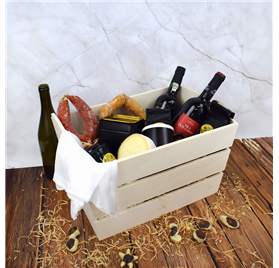 Wooden basket Rebelde Feast Box 400x280x250mm