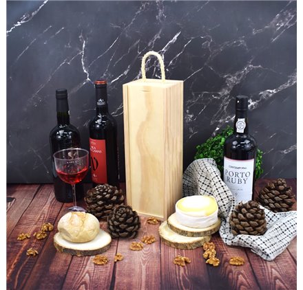 Scatola di vino Rebelde Wood