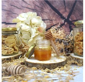 Hexagonal glass Jam Jar 45ml