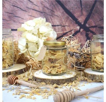 Glass Jar Hexagonal 180ml