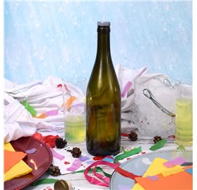 butelka 750 ml 75 cl musujące ciemnego szkła