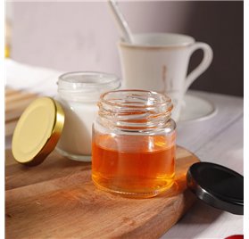 Mythical Gourmet Glass Jar 100ml with Golden Lid