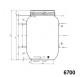 850ml 85cl - Frasco vidro compota