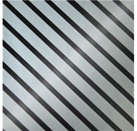 Papel de Embrulho 70cm Monochrome Diagonals