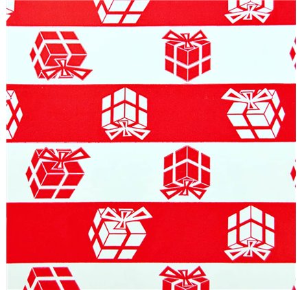 Papier Cadeaux 70cm Red Stripe Gift