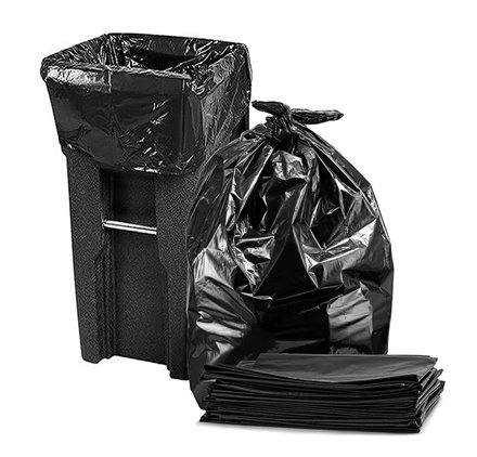 Saco para lixo Preto 80x90cm