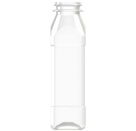 Garrafa PET 100ml quadrada