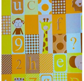 Papel de embrulho bebÃ© bichos