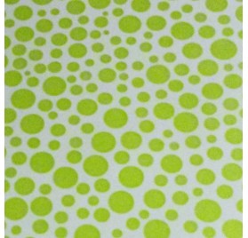 Polipropileno metalizado bolinhas 70cm 50 metros