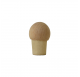 Rolha 27x24x10mm com cápsula madeira 33mm redonda