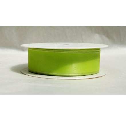 Fita tafeta amarela aramada