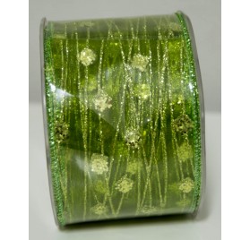 Fita organza amarela