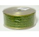 Fita lipari verde com rebordo dourado