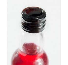 Eine gerippte transparent Sicherheitssiegel