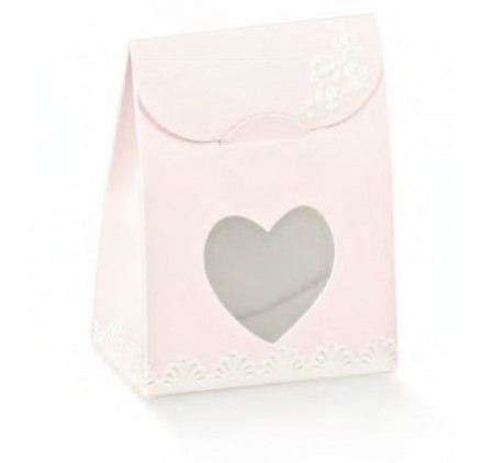 Pudełko białe kule na 1 butelkę z oknem