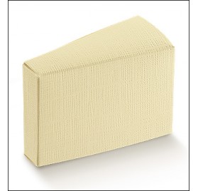Caixa seta avorio fetta torta 80x45x50mm