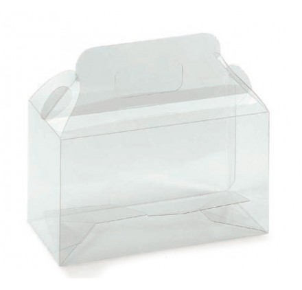 Transparente Acetatbox für Fläschchen 130x60x90mm