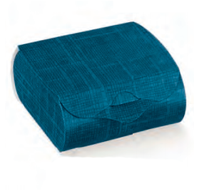 Caixa juta blu couvette 65x45x30mm