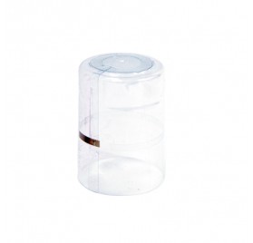 CAPSULA CONTRACTIL TRANSPARENTE PARA BOTELLAS MINIATURA 24mm