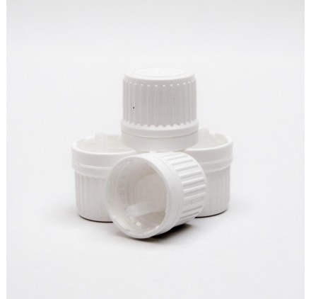Tampa plastica PP18 com conta gotas