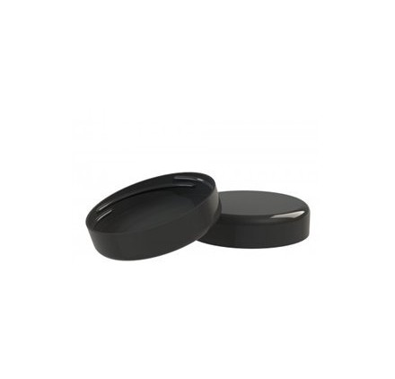 Tampa preta frasco PET