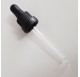 Couvercle en plastique avec pipette en verre PP18