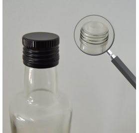 Tampa roscada com vertedor II