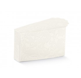 FETTA TORTA C/PIZZO harmony bianco 80x45x50