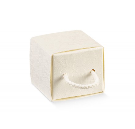 CASSETTO c/cordino harmony bianco 45x45x40