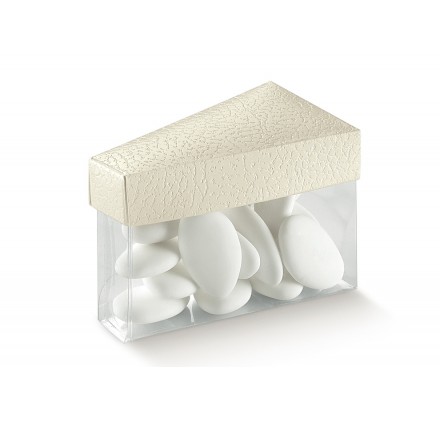 FETTA TORTA C/COP pelle bianco 80x45x50