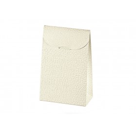 SACCHETTO pelle bianco 70x45x35