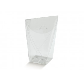 SACCHETTO ROMBO transparente 40x40x95