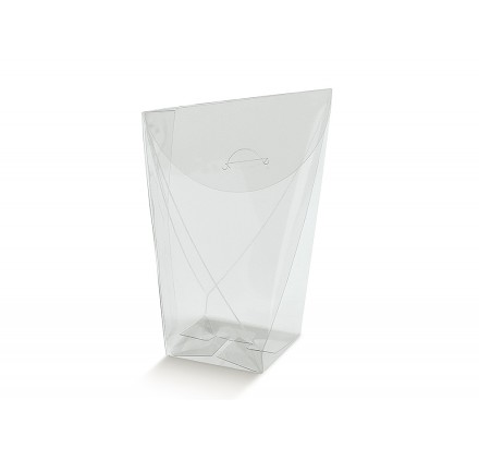 SACCHETTO ROMBO transparente 40x40x95