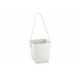 VASO con cordino white 150x150x180