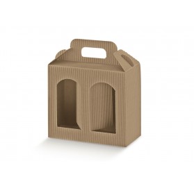 PORTAVASETTI 2 F. onda avana 130x60x120