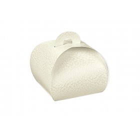 TORTINA pelle bianco 90x90x80