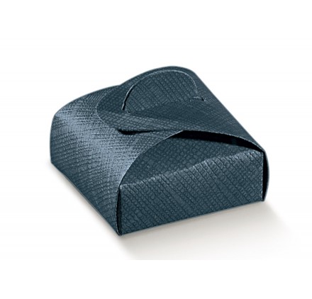 MINIASTUCCIO juta blu 47x47x17