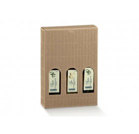 PETIT 3 BOTTIGLIE onda avana 170x55x240