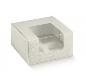 ASTUCCIO +FONDINO pelle bianco 180x180x100