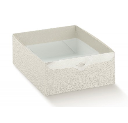 DOLCEZZA pelle bianco 150x100x80