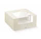 PRONTA c/finestra pelle bianco 210x210x100